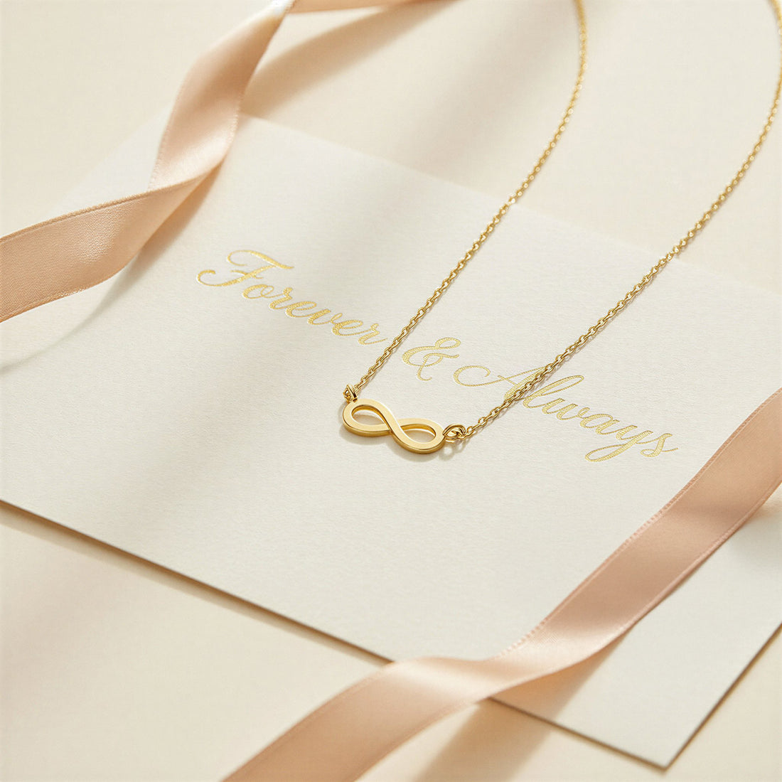 CloseUp Ansicht von Unendlich Infinity Halskette in 925 Silber von Sofia Milani - N0756