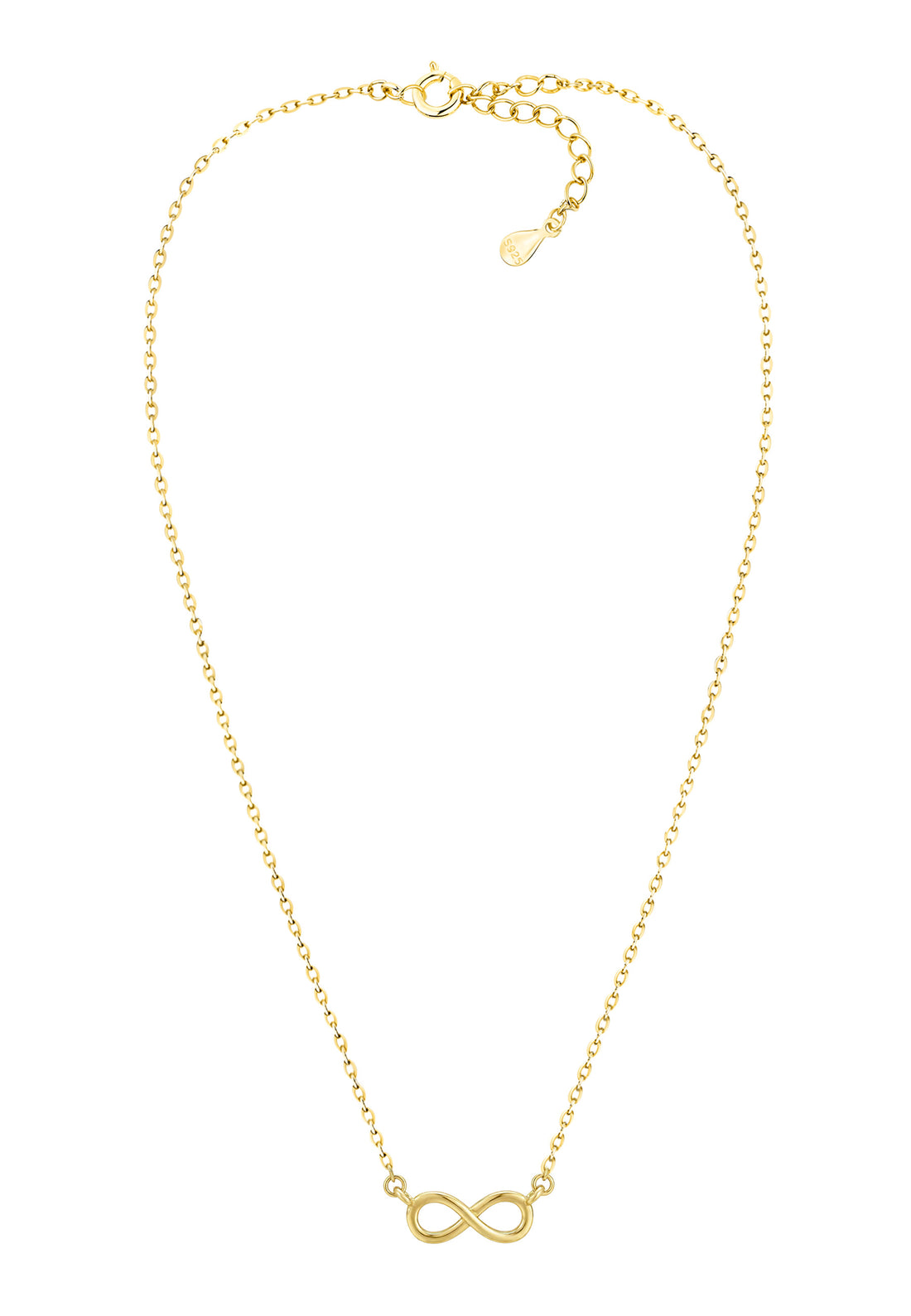 Vollansicht von Unendlich Infinity Halskette in 925 Silber von Sofia Milani - N0756