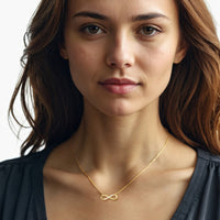 Modelansicht von Unendlich Infinity Halskette in 925 Silber von Sofia Milani - N0761