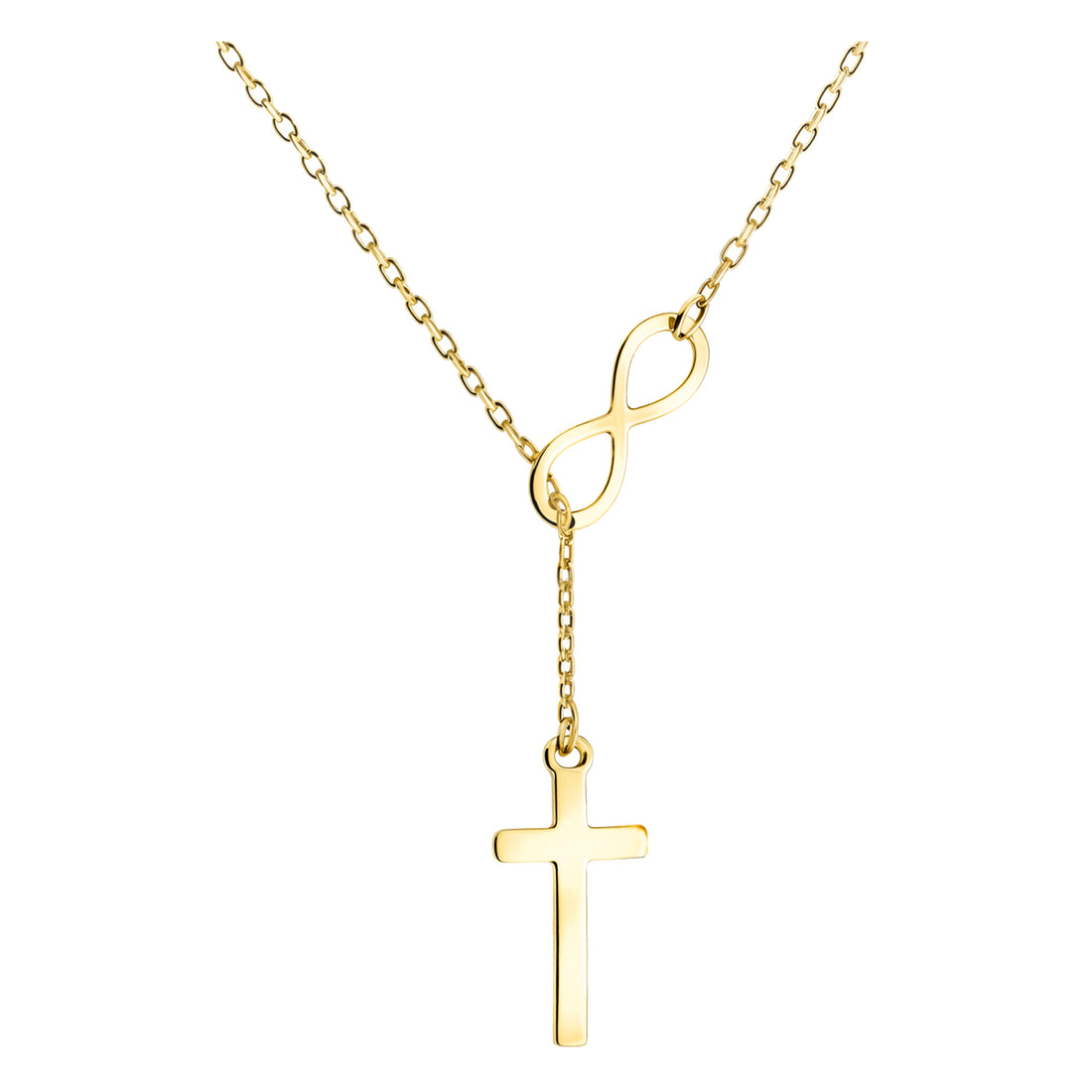 Hauptansicht von Kreuz Halskette in 925 Silber von Sofia Milani - N0767