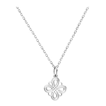 Hauptansicht von Blumen Halskette in 925 Silber von Sofia Milani - N0772
