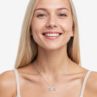 Modelansicht von Libellen Halskette in 925 Silber von Sofia Milani - N0786