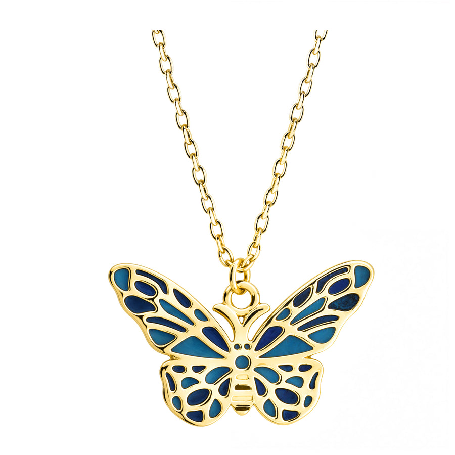 Hauptansicht von Schmetterling Halskette in 925 Silber von Sofia Milani - N0789