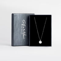 Boxansicht von Zirkonia Halskette in 925 Silber von Sofia Milani - N0798