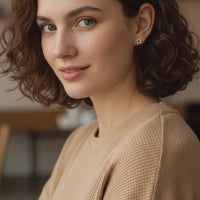 Stern Ohrstecker in 925 Silber