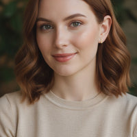 Stab Ohrstecker in 925 Silber