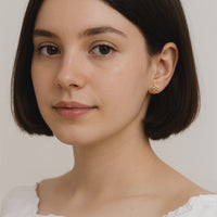 Fahrrad Ohrstecker in 925 Silber