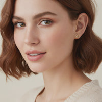 Berg Ohrstecker in 925 Silber