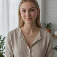 Berg Halskette in 925 Silber