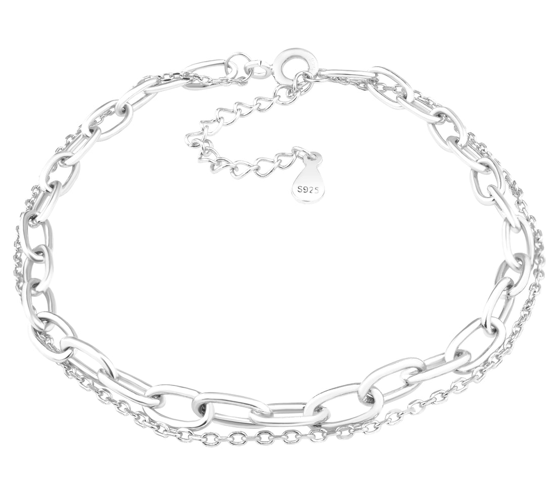 Layer Armband in 925 Silber