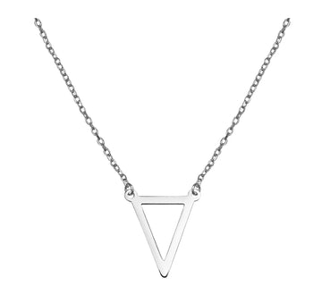 Dreieck Halskette in 925 Silber