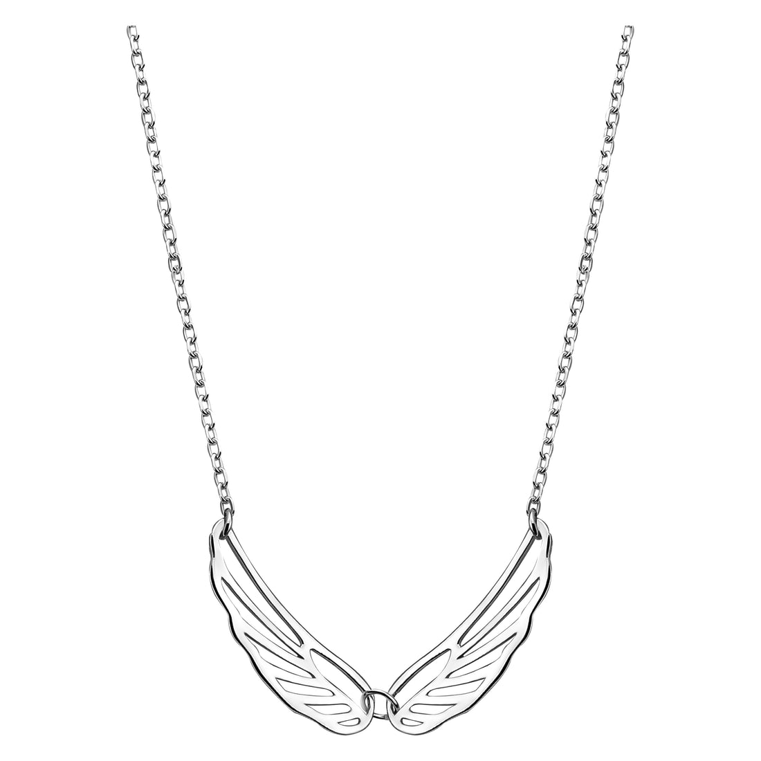 Flügel Halskette in 925 Silber