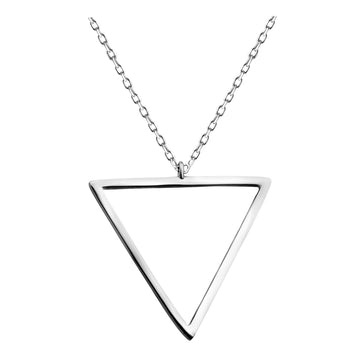 Dreieck Halskette in 925 Silber