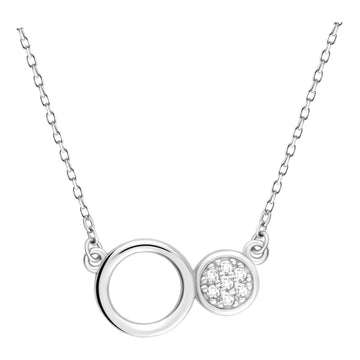 Hauptansicht von Kreis Halskette in 925 Silber von Sofia Milani - N0512
