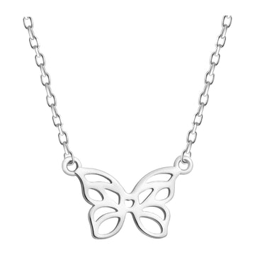 Hauptansicht von Schmetterling Halskette in 925 Silber von Sofia Milani - N0572