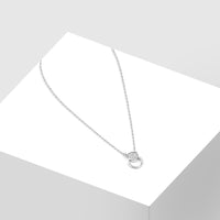 Displayansicht von Kreis Halskette in 925 Silber von Sofia Milani - N0610