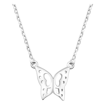 Hauptansicht von Schmetterling Halskette in 925 Silber von Sofia Milani - N0616