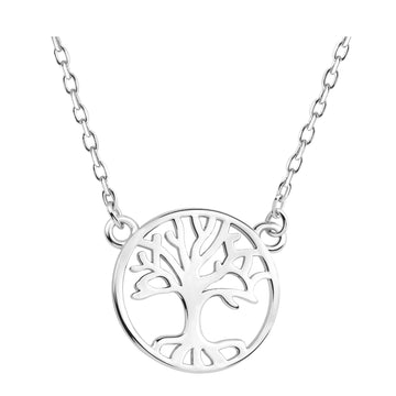 Hauptansicht von Kreis Baum Halskette in 925 Silber von Sofia Milani - N0704