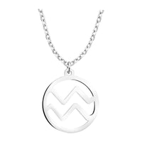 Hauptansicht von Wassermann Sternzeichen Halskette in 925 Silber von Sofia Milani - N0730