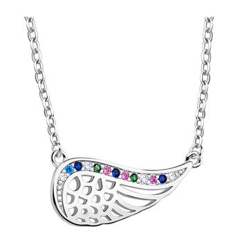 Hauptansicht von Flügel Engel Halskette in 925 Silber von Sofia Milani - N0750